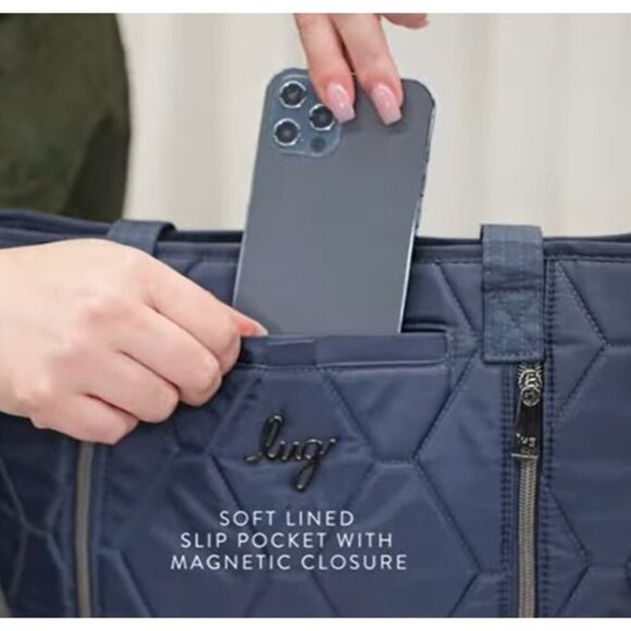 LUG Rally Tote / Shoulder Bag - Indigo Blue - Picture 9 of 16